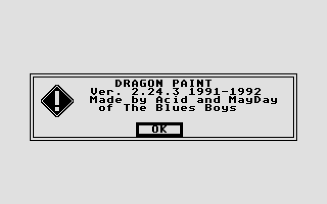 Dragon Paint atari screenshot